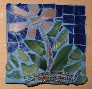 Saturday - Beach Glass Flower